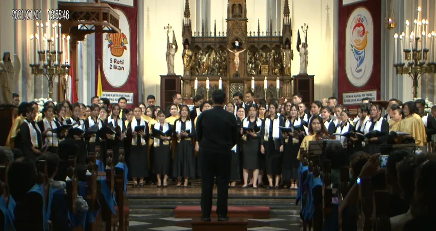 Konser Doa Peringatan 159 tahun PS St. Caecilia Katedral Jakarta