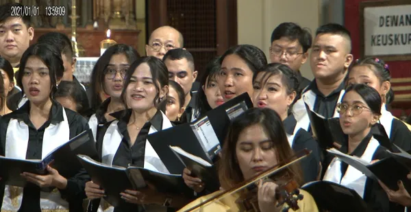 Konser Doa Peringatan 159 tahun PS St. Caecilia Katedral Jakarta