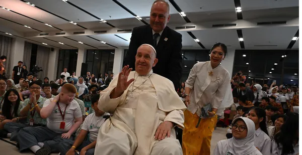 Kunjungan Apostolik Paus Fransiskus ke Katedral : Iman, Persaudaraan dan Belarasa